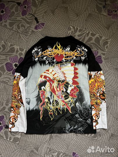 Оригинал Ed Hardy Лонгслив