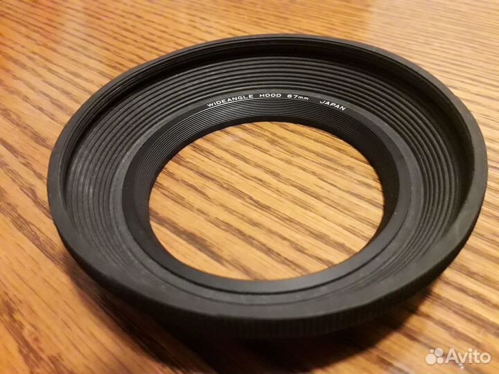 Бленда металлическая с резиновым краем, 67 мм