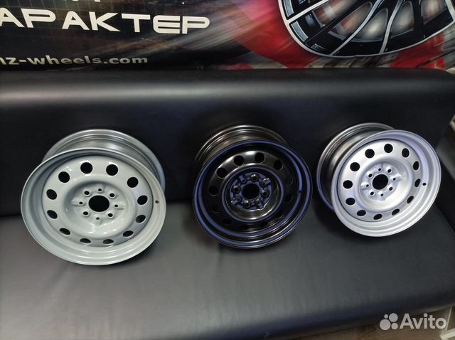 Диски ваз 14 4*98 Лада черные болотные серебро