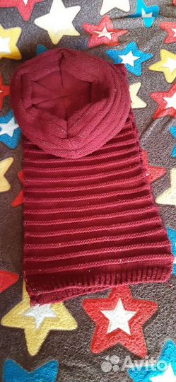 Комплект шапка+шарф