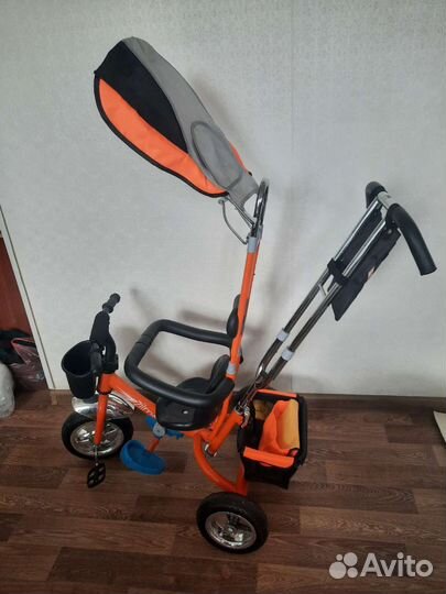 Велосипед с родительской ручкой