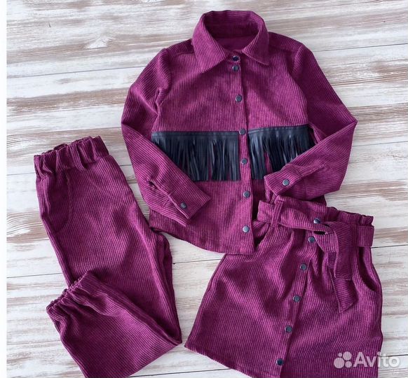 Костюм для девочки 134-140 тройка