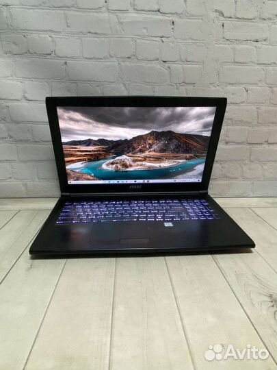 Игровой ноутбук MSI I5-7300HQ / GTX 1050 / 24gb