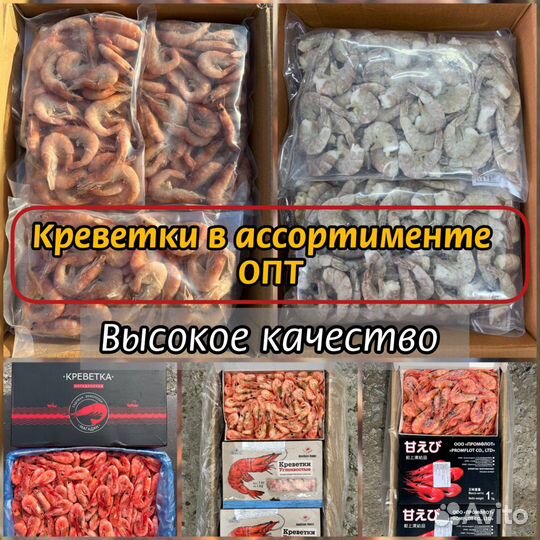 Креветка козырьковый шримс 80/100 опт