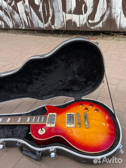 Epiphone Les Paul standard, кейс и стреплоки