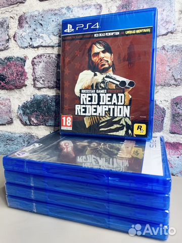 Red Dead Redemption Remastered ps4 диск