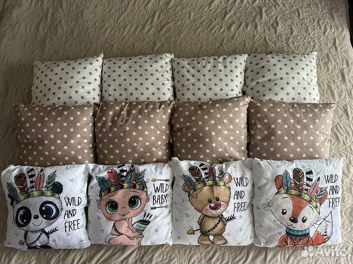 Бортики в детскую кроватку