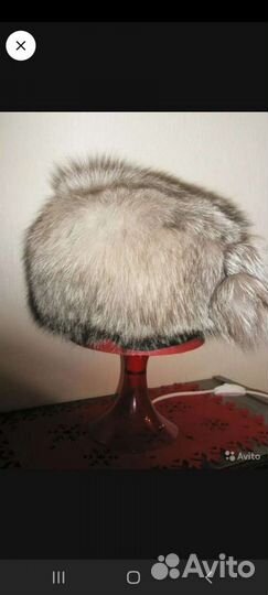 Шапка чернобурка