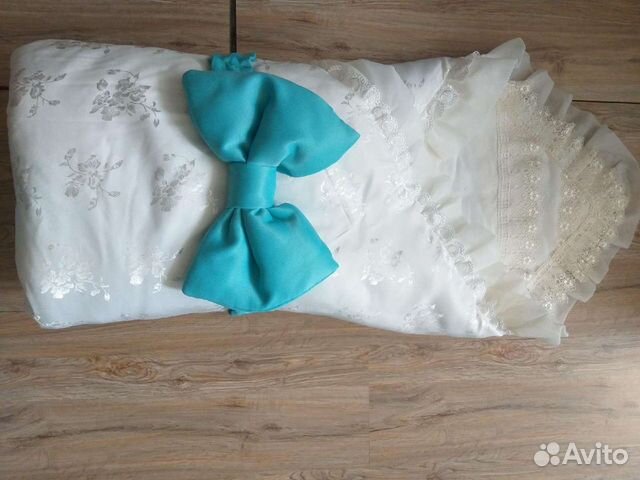 Одеялко с уголком на выписку