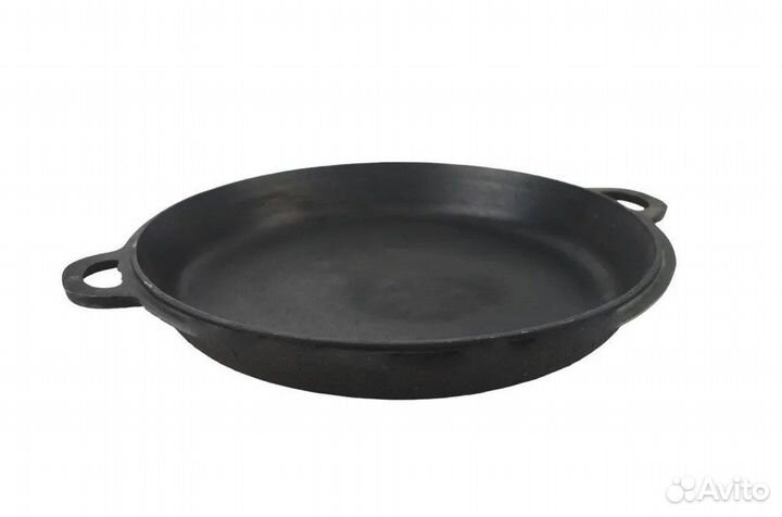 Крышка-сковорода чугунная под казан 10 литров (36