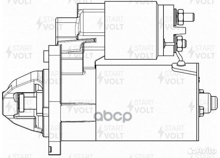 Стартер для а/м Fiat Albea (00) /Doblo (01) 1.6i