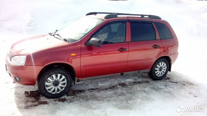 Крыло левое Калина в цвет красный 104 Калина новое