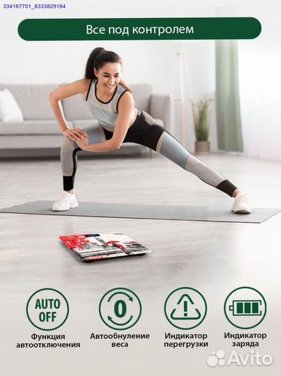 Весы Напольные Электронные Новые (Арт.50188)