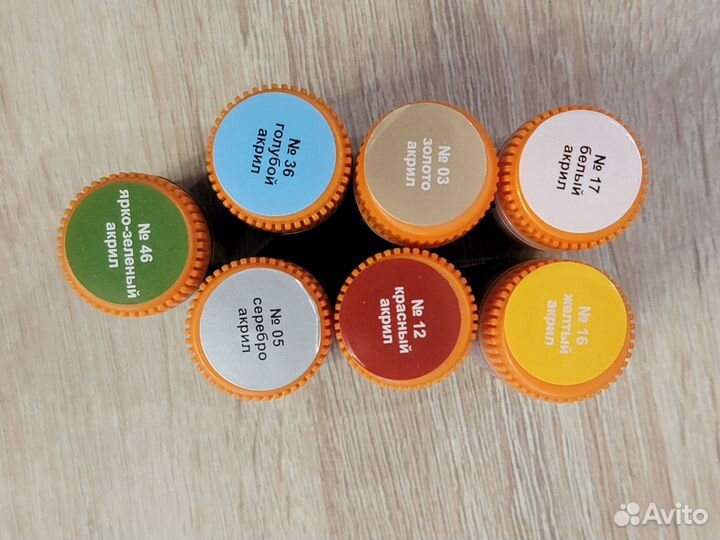 Zvezda Акриловые краски. 7цветов