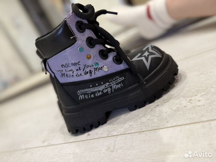 Ботинки на девочку демисезонные