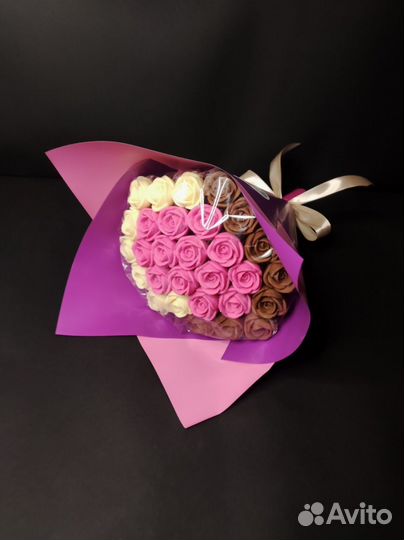 Букет - 29 Роз из Бельгийского Шоколада