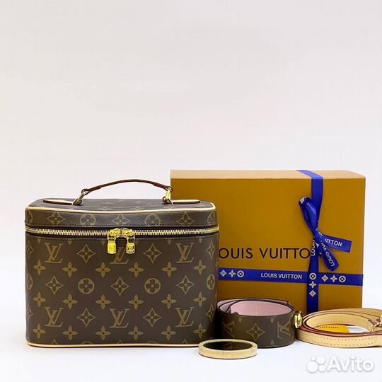 Косметичка louis vuitton натуральная кожа