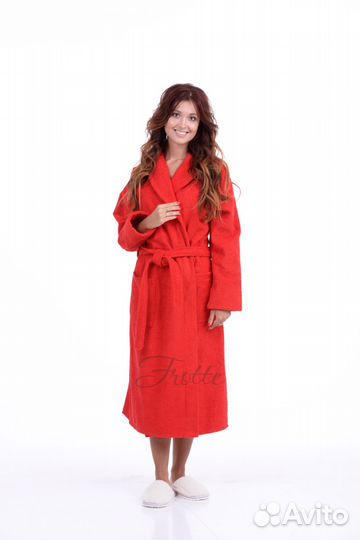 Халат женский махровый классический