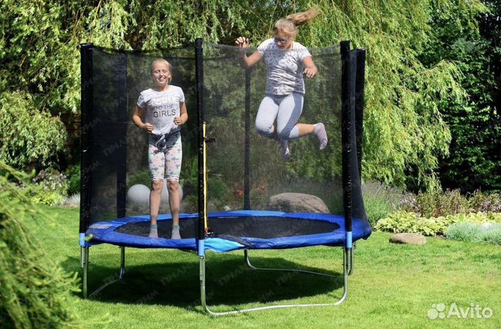 Батут с сеткой