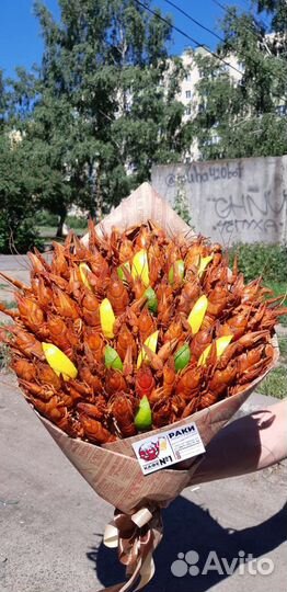 Раки вареные и живые