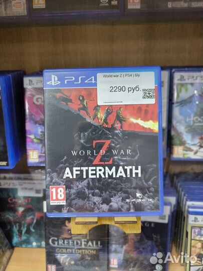 Игры Диски на PS4 World war Z