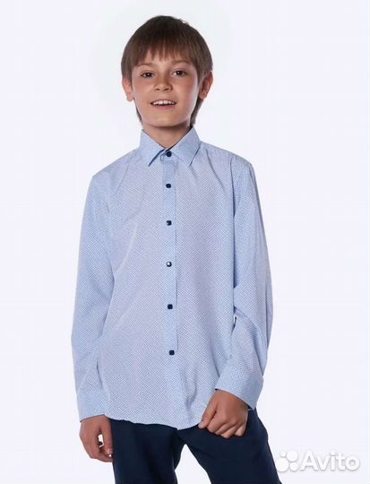 Рубашка для мальчика школьная 146 152 158 164