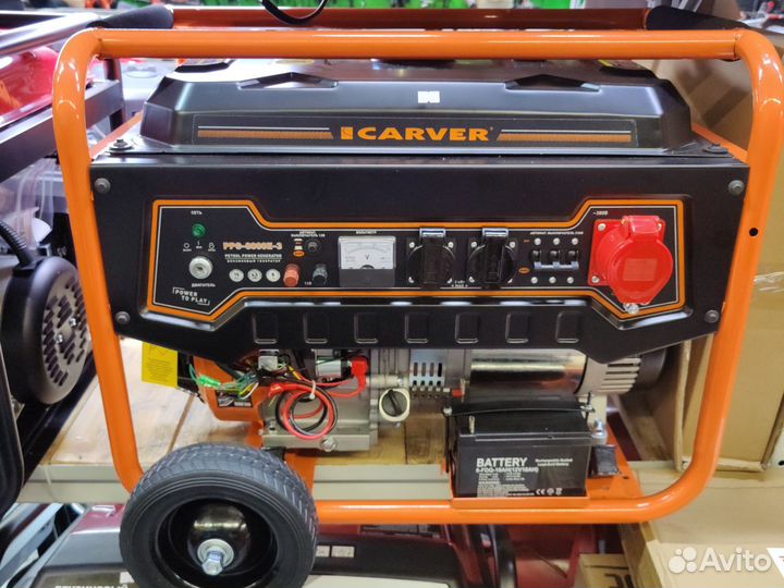 Генератор бензиновый 380/220 6.5 кв