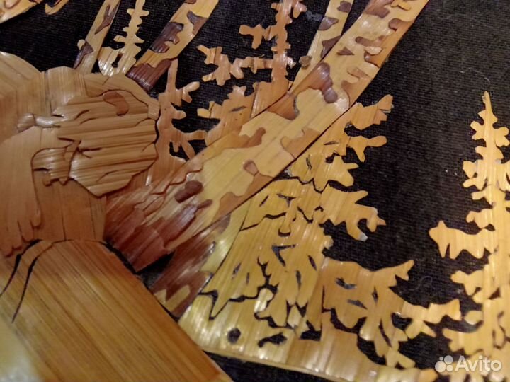 Панно соломка