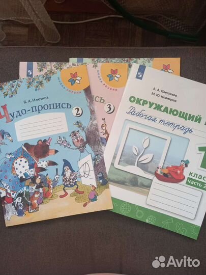 Новые рабочие тетради, прописи за 1 класс