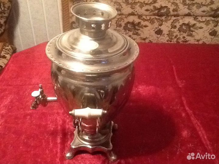 Самовар, новый, винтаж, 3л