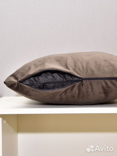 Комплект подушек, 43х43см 2шт, Кофе