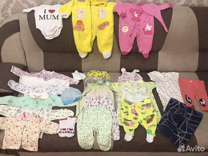 Детские веши от 0 до года