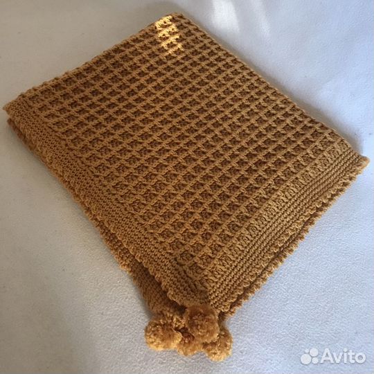 Плед детский вязаный ручная работа