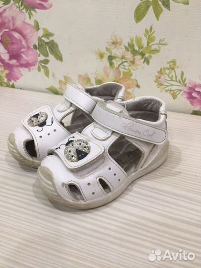 Босоножки для девочки 20 размер