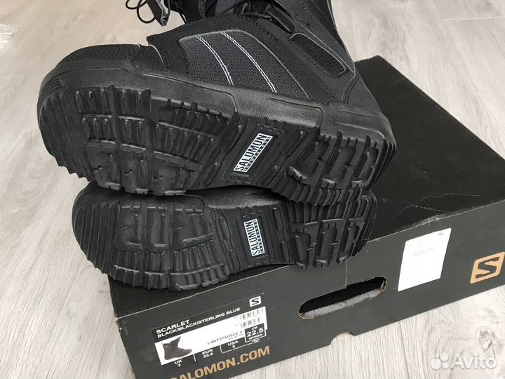 Ботинки сноуборд Salomon Scarlet Black женские
