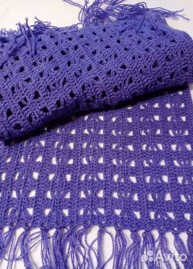 Палантин шарф новый ручная работа