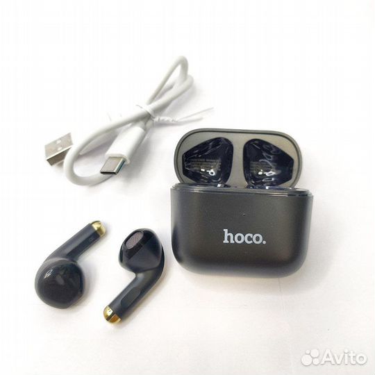 Наушники беспроводные блютуз Hoco EW08 черные