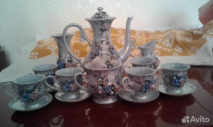 Чайные сервизы, стекло и фаянс