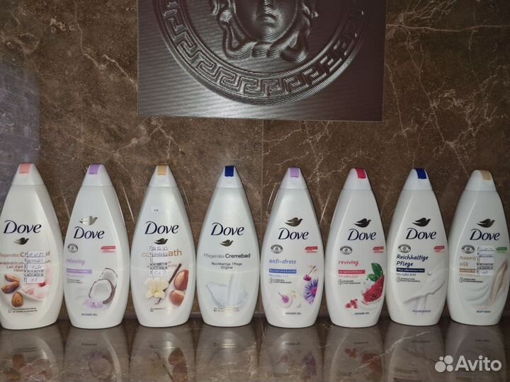 Гель для душа мыло лосьон Dove