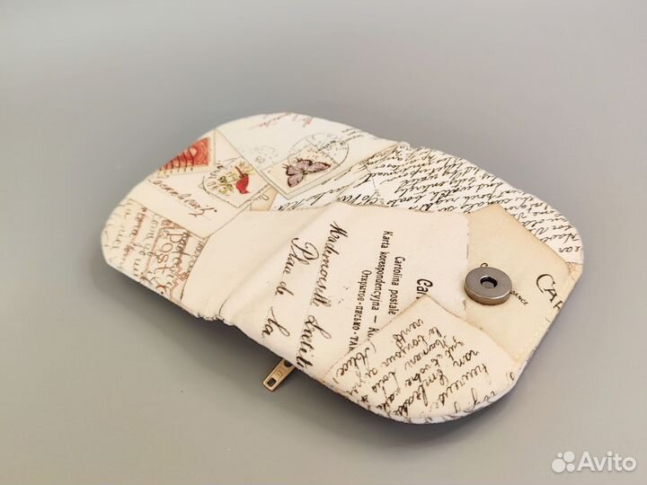 Кошелек для карт и мелочи текстильный