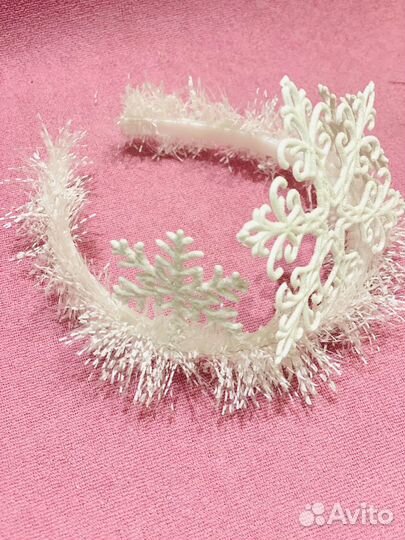 Корона снежинки на утренник