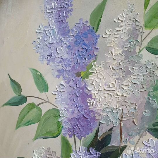 Картина маслом цветы