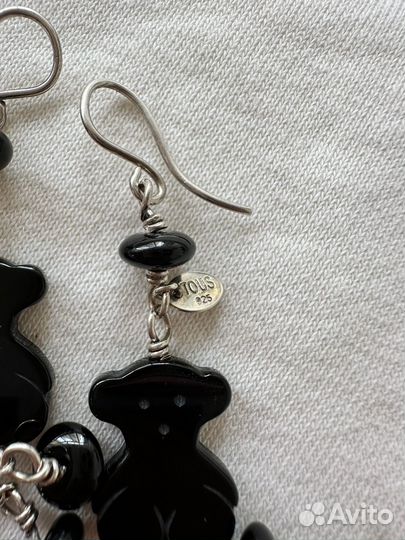 Серьги Tous onix