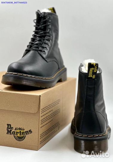 Ботинки Dr. Martens с мехом (Арт.18949)