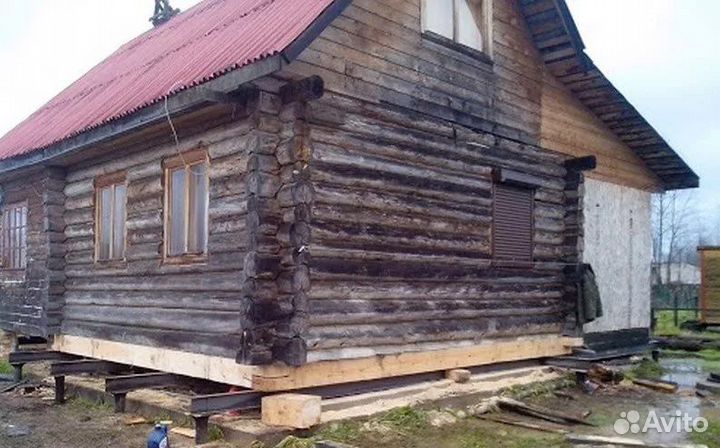 Ремонт старого фундамента и венцов