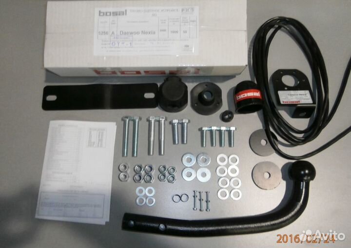 Фаркоп Дэу (Daewoo) Nexia седан (в т.ч. рестайлин