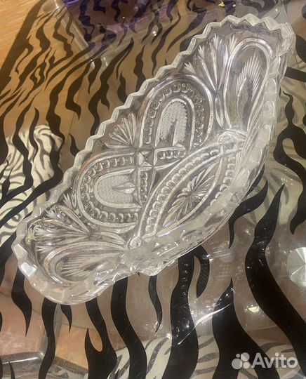 Салатник хрустальный