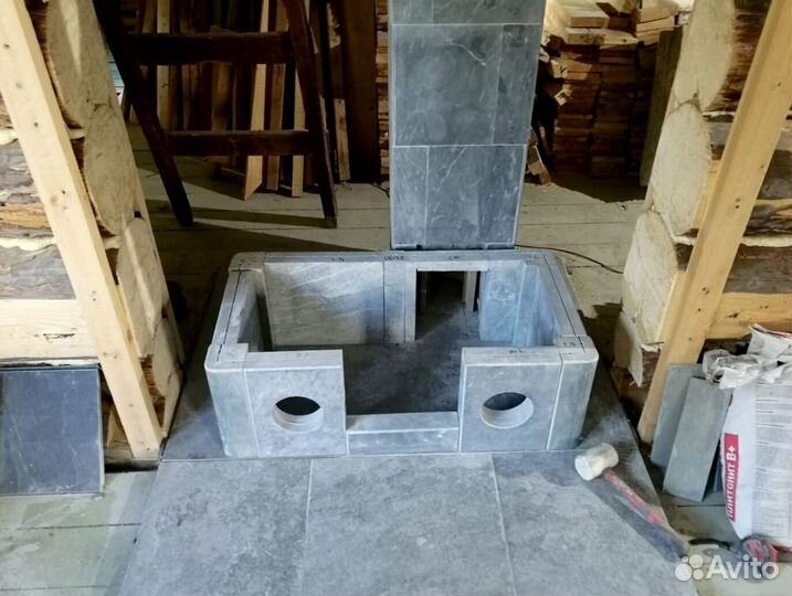 Печь камин по финской технологии