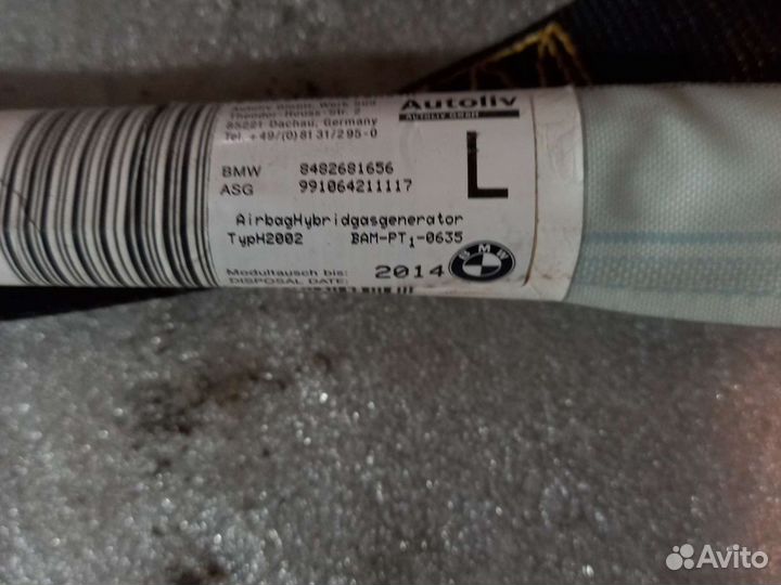 Боковые подушки безопасности BMW3 E46