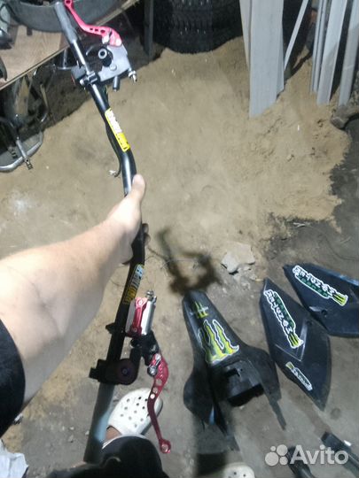 Ручка газа сцепы бак